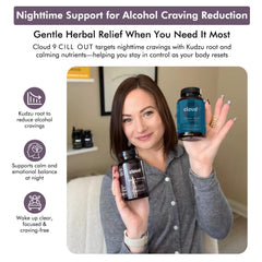 Outer packaging of Cloud9 Chill Out with USA-made branding and natural ingredients