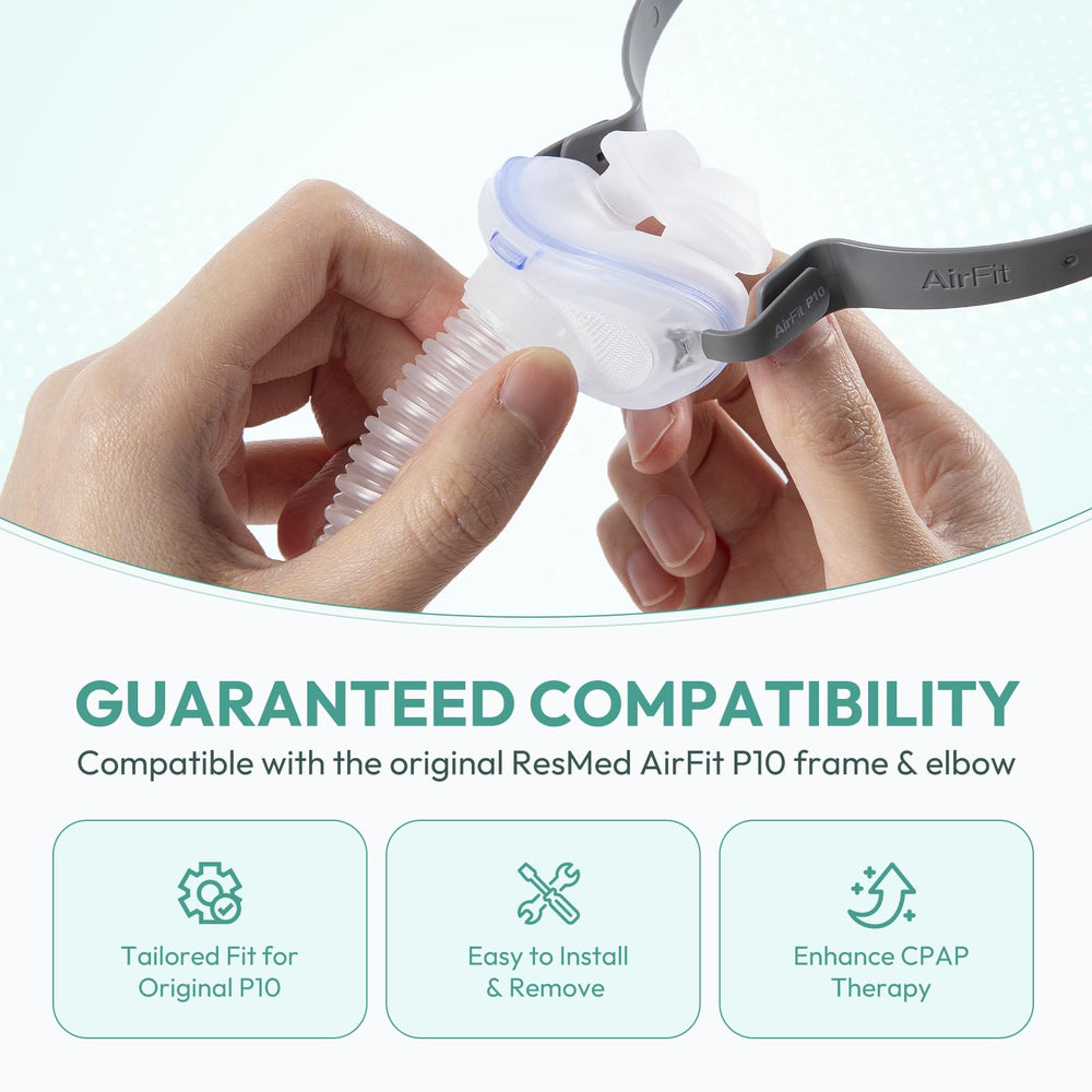 Cloudcruze dual-wall design nasal pillow maintains steady airflow and fit