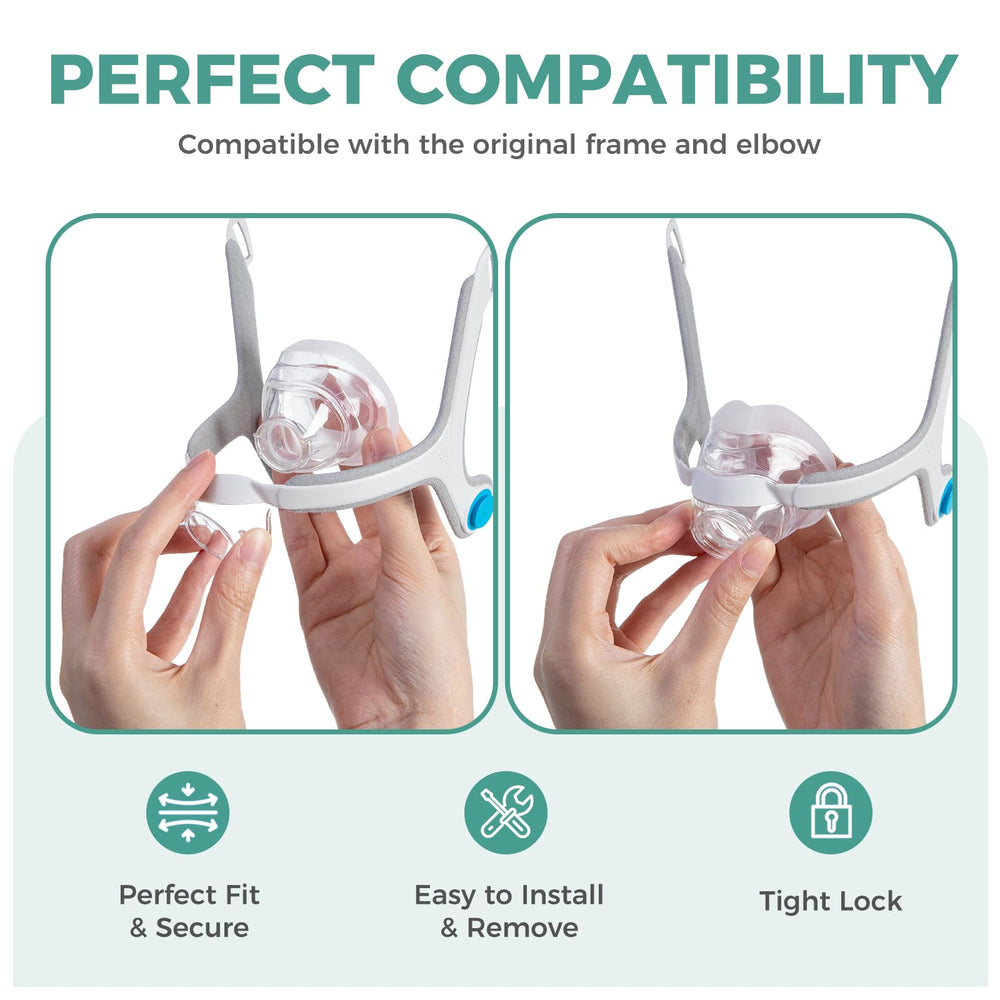 Cloudcruze nasal cushion durable-materials withstand frequent cleaning and daily use.
