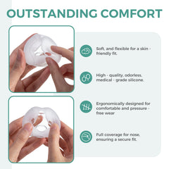 Cloudcruze nasal cushion usage-ease stays in place after adjustment.
