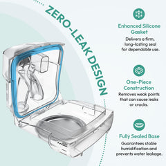 Cloudcruze water chamber seal and gasket demonstrate leak-proof design.