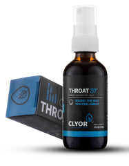 CLYOR Bundle display shows three natural remedies for vocal health