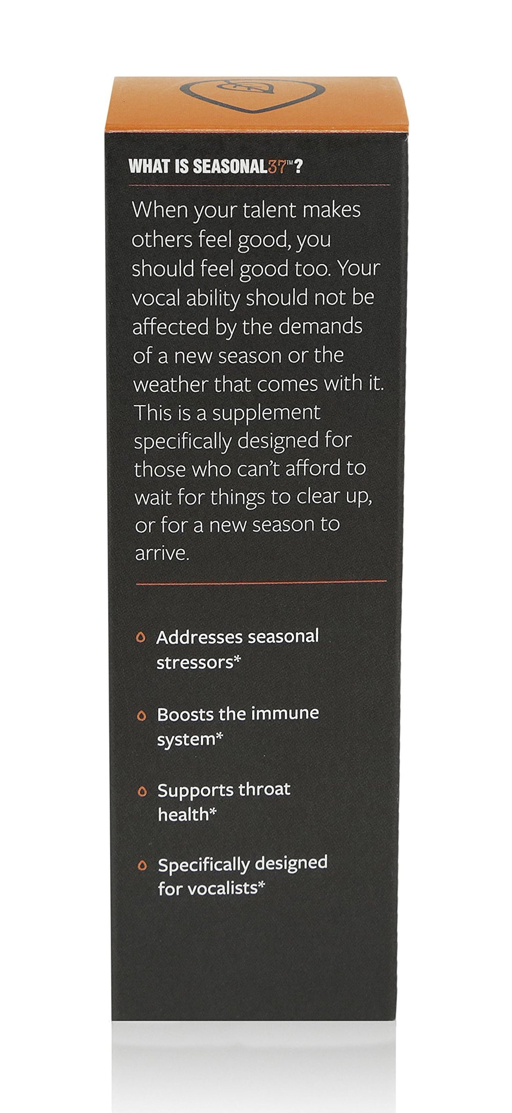 CLYOR Seasonal37 ingredients mosaic highlights echinacea and ginger for immune-supportive notes.