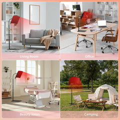CMICE portable lamp fits bedside, couch, or desk for convenient use
