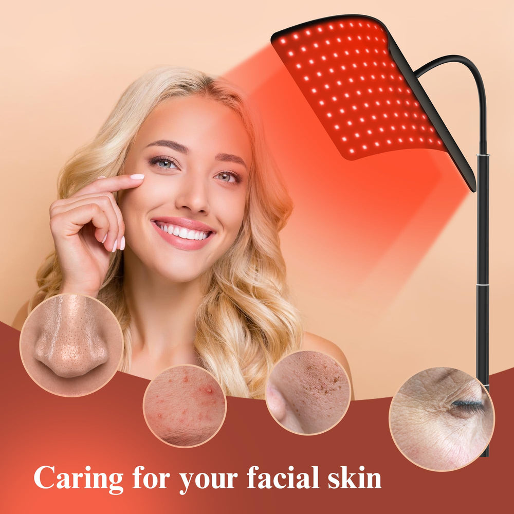 CMICE dual-wavelength 660nm and 850nm design for skin appearance and soothing tense areas
