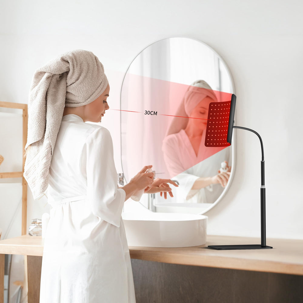 CMICE red light lamp offers relaxing muscle relief after workouts at home