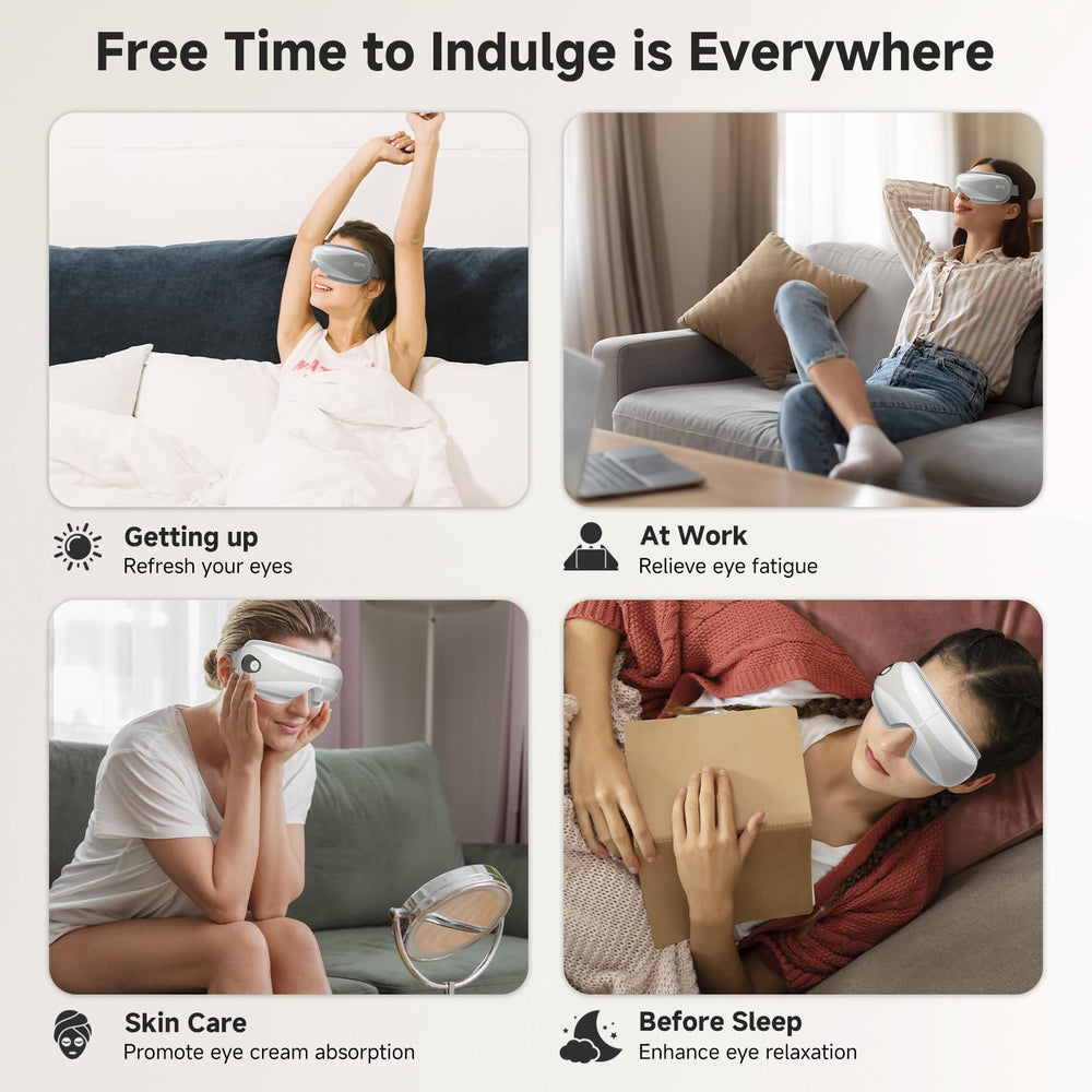 Cmprst Eye Massager offers multiple modes for customizable eye therapy.