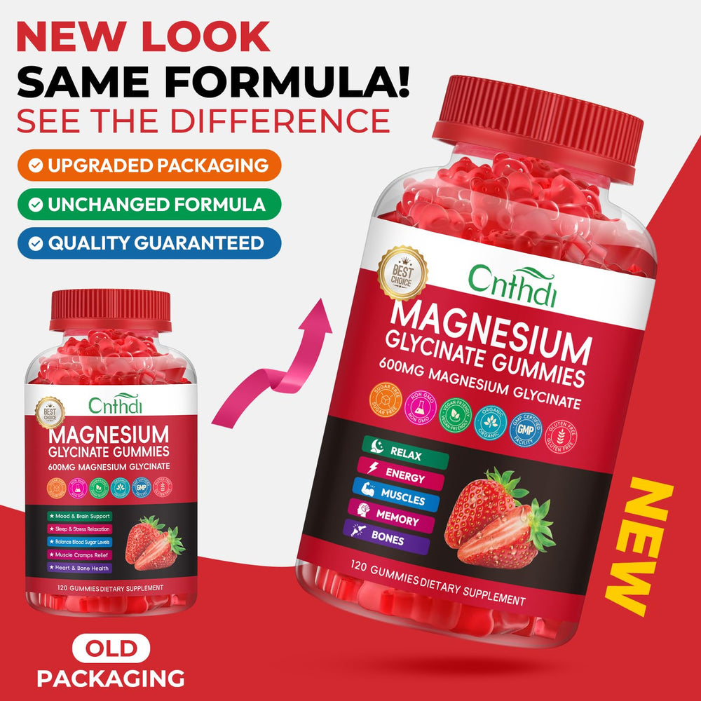 CNFHDI magnesium glycinate gummies daily-dose depiction suggests simple routine.