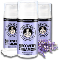 Coach Soak Lotion travel-ready pump for on-the-go relief
