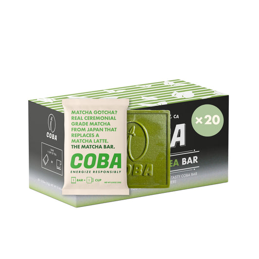 COBA espresso bar on the go for a quick energy boost