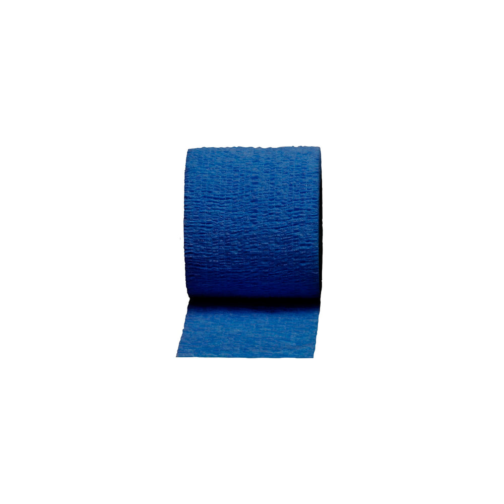 Coban NL blue wrap secures dressings without clips