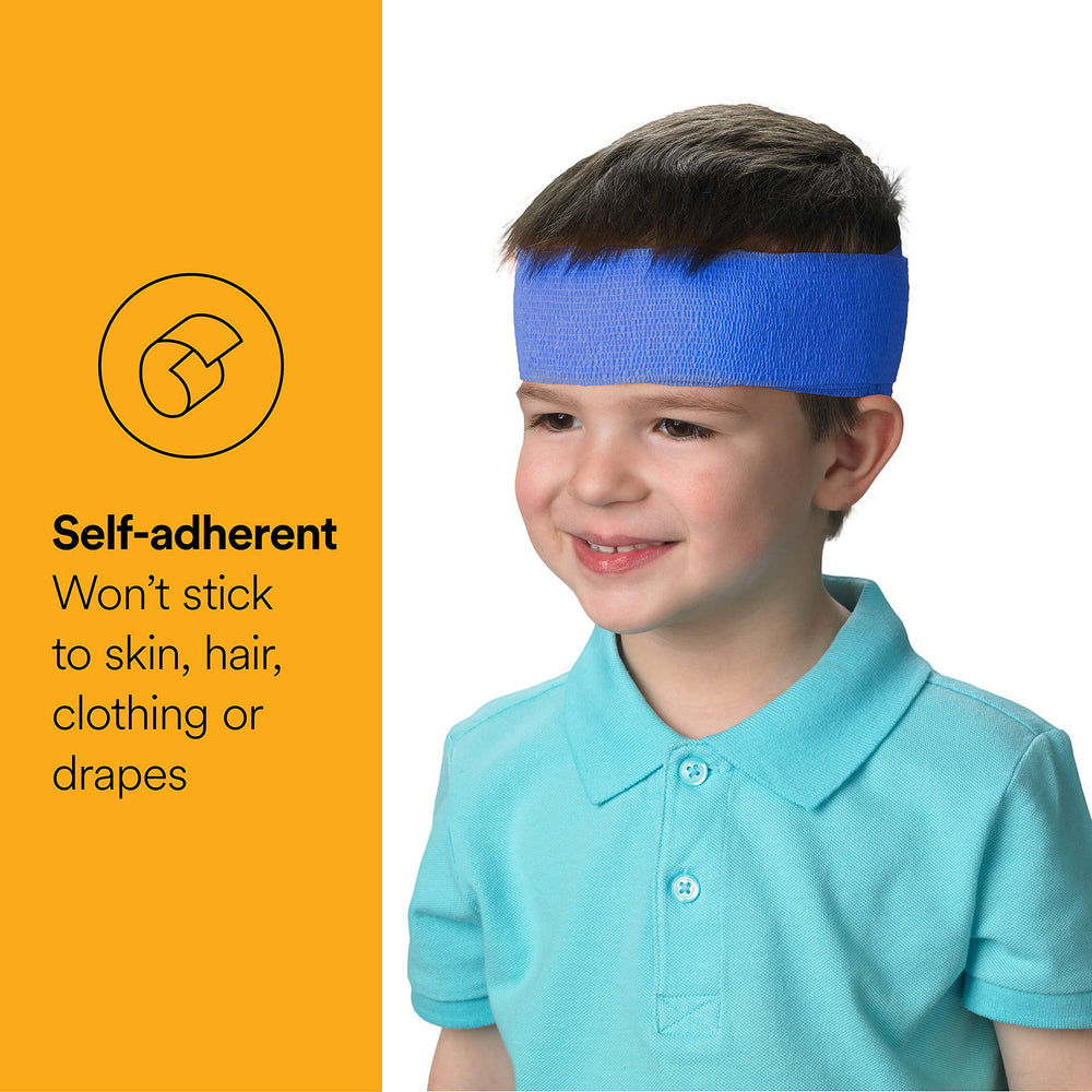 Coban wrap close-up highlights breathable, lightweight fabric for comfort