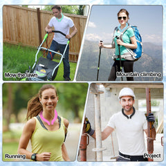 Cobenko portable neck cooling tube fits in a compact bag for on-the-go cooling.