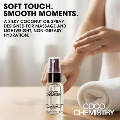 Cocolube Spray pump enables easy, mess-free application for quick moisture