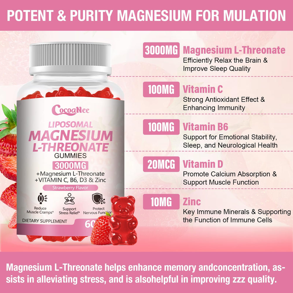 CocoaNee gummies pack offers convenient on-the-go support for adults.