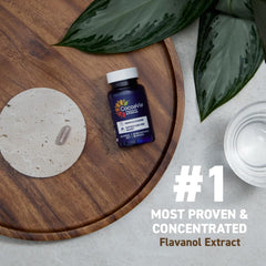 CocoaVia Memory & Focus capsules close-up for easy daily use.