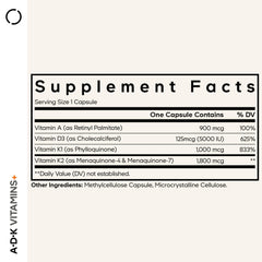 Codeage ADK vitamins capsule closeup emphasizes compact daily dose for convenience