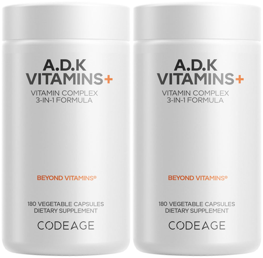 Codeage ADK vitamins bottle for daily wellness routine