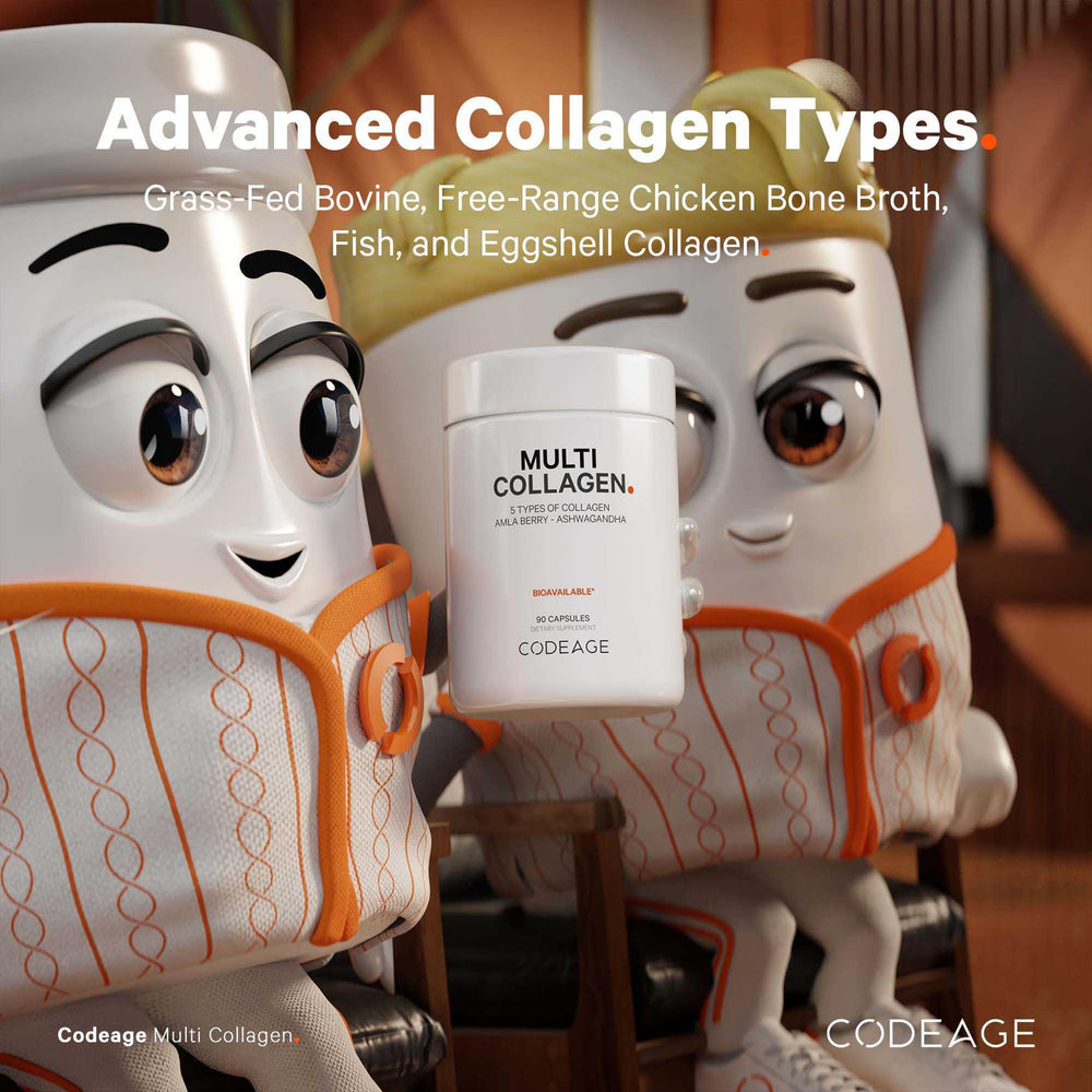 Codeage ashwagandha and amla extracts panel on label