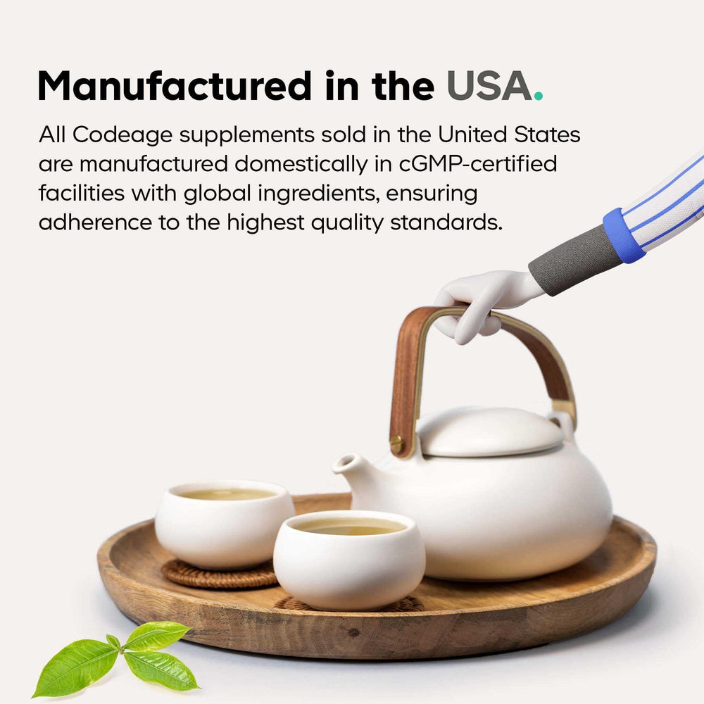 Codeage Bones Vitamins+ bamboo extract closeup emphasizes botanical ingredients.