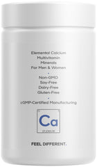 Codeage Calcium Pro+ label graphic highlighting minerals and K2.