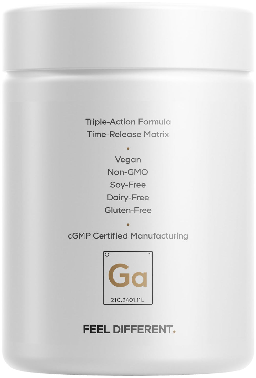Codeage GLP-Advantage+ gluten-free and dairy-free packaging for clean nutrition.