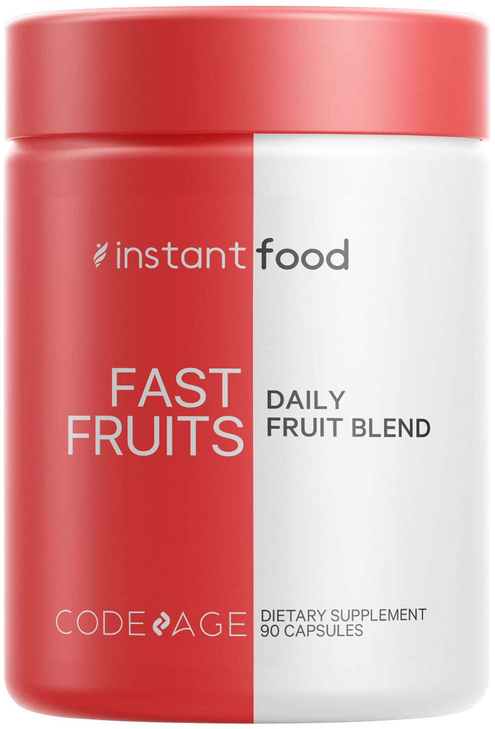 Codeage InstantFood 3-month veggie formula bottle for long-term use