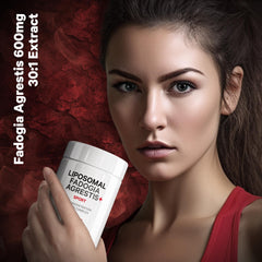 Codeage Liposomal Fadogia Agrestis packaging emphasizes purity and quality.