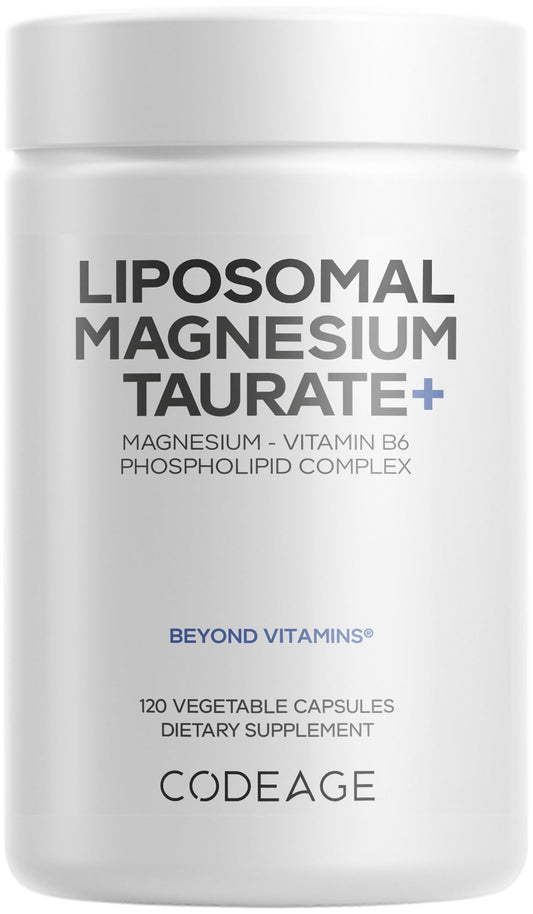 Codeage Liposomal Magnesium Taurate bottle for daily wellness and convenience