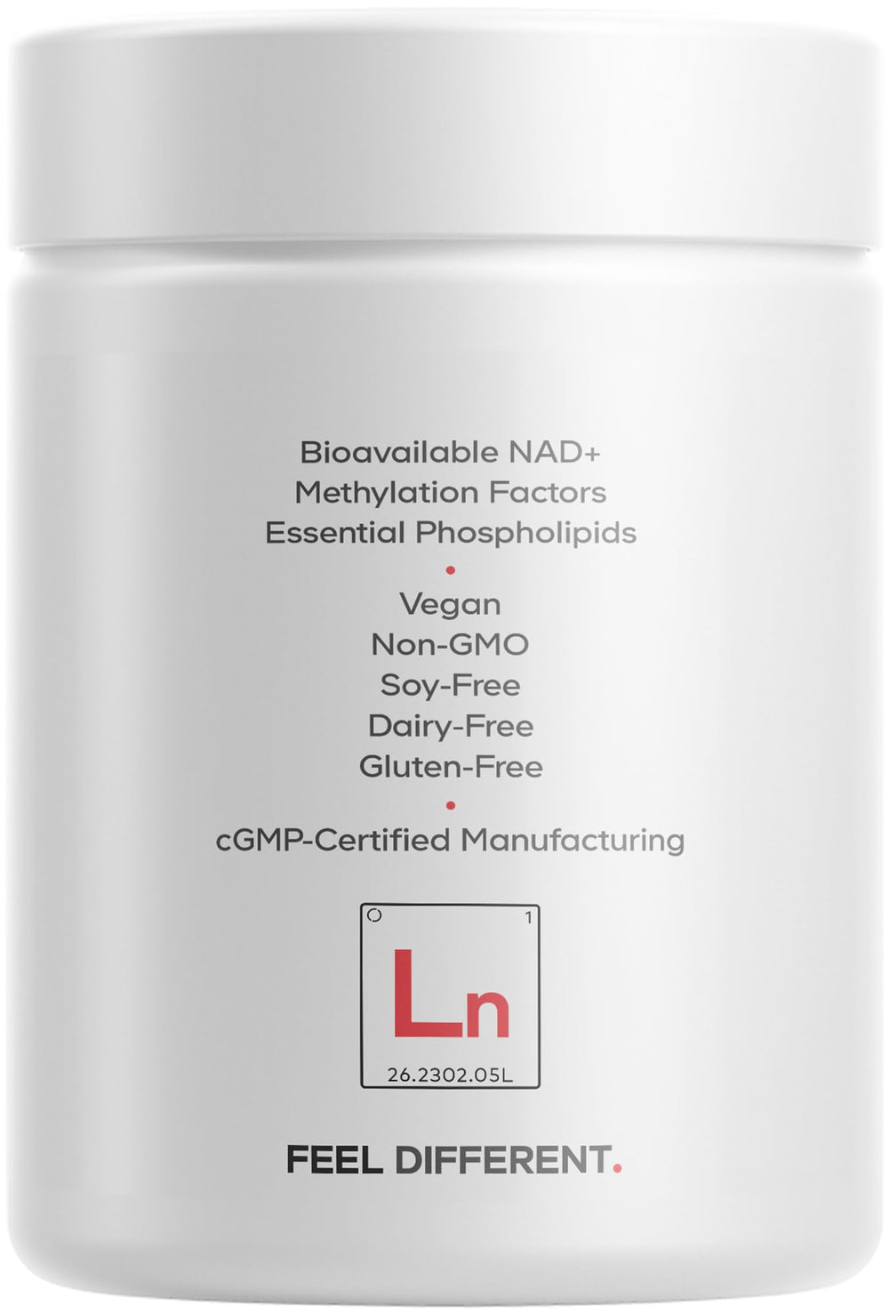 Codeage Liposomal NAD+ Ultra made in USA label signals quality manufacturing.