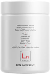 Codeage Liposomal NAD+ Ultra made in USA label signals quality manufacturing.