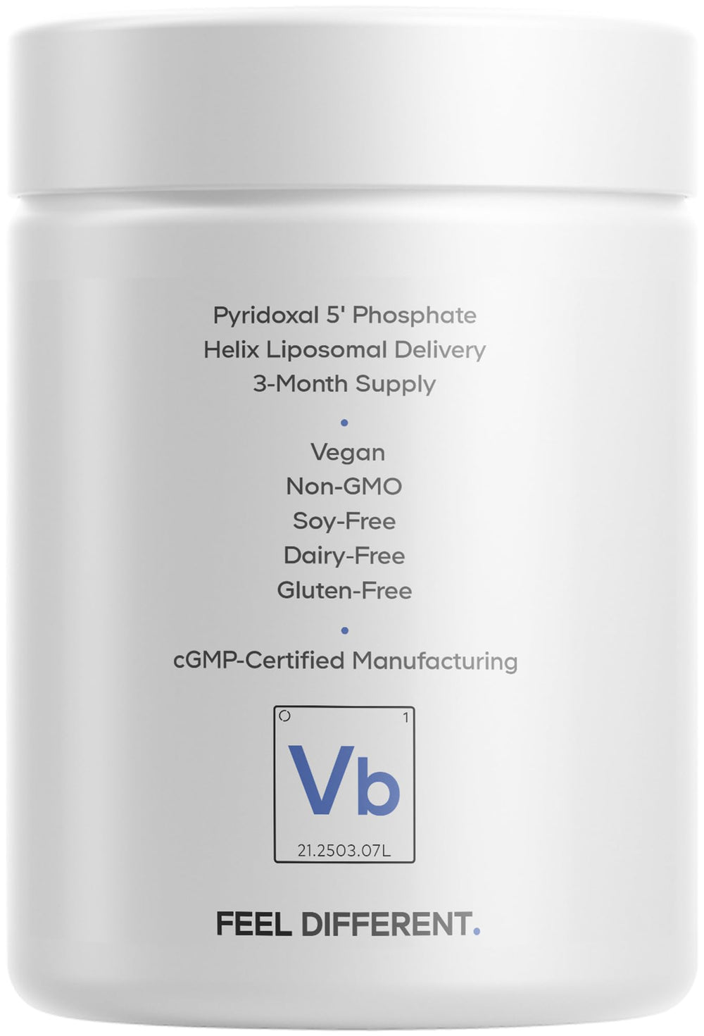 Codeage Liposomal P5P manufacturing label hints at USA-based quality control.