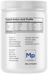 Codeage Made in USA CGMP facility seal underscores quality and purity.
