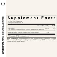 Codeage magnesium glycinate capsules close-up highlighting premium chelated formula