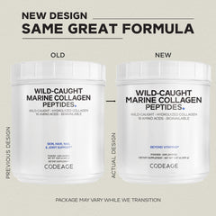 Codeage Marine Collagen Powder mixing glass demonstrates easy dissolution in liquids