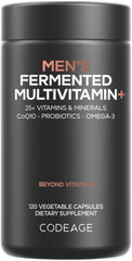 Codeage Men's Daily Multivitamin bottle shows a complete daily formula for energy and wellness.