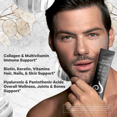 Codeage Multi Collagen Platinum Stick Pack ingredients panel with 5 collagen types