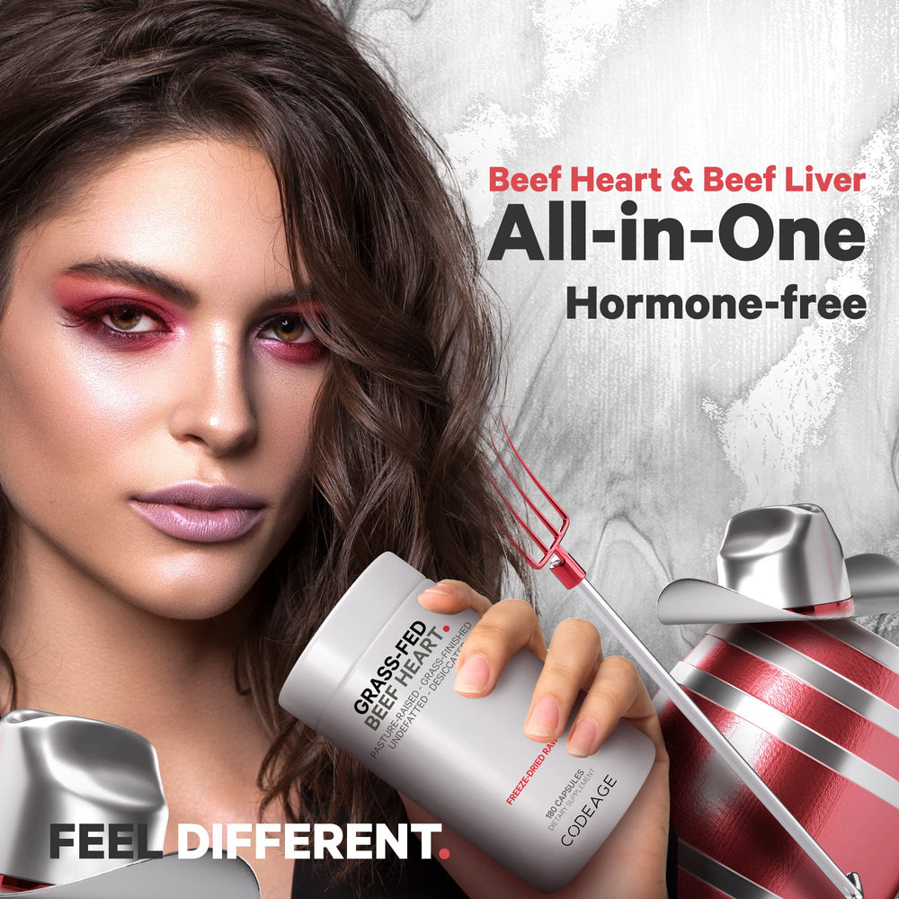 Codeage non-GMO hormone-free label on bottle highlights clean ingredients