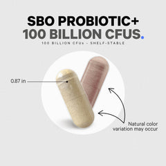 Codeage SBO Probiotic made in USA manufacturing note on label