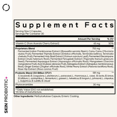 Codeage Skin Probiotics capsules ready for a convenient daily routine