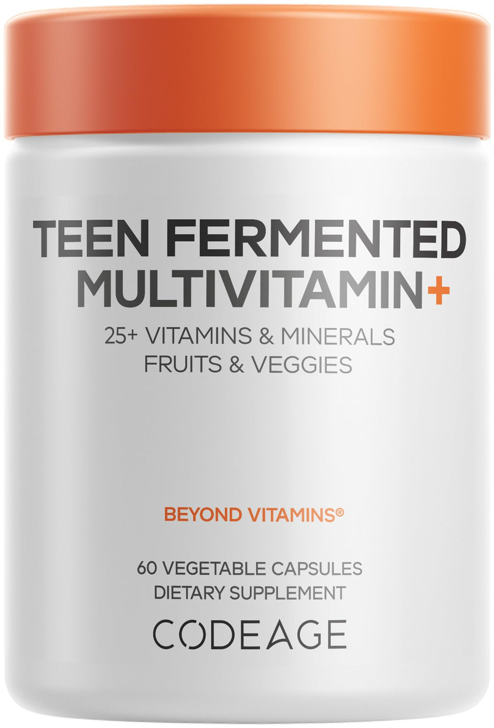 Codeage Teen Multivitamin bottle for daily teen nutrition support.