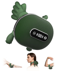 Cokxiore neck-back massager ergonomic-design eases tension along neck and shoulders.