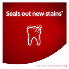 Dynamic foaming action reaches hard-to-brush places in Colgate Optic White.