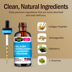 Collagen Mojo bottle on dresser showcases premium packaging for daily beauty routines.