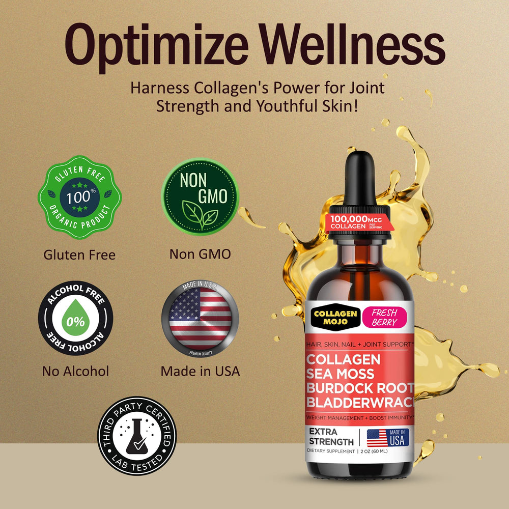 Collagen Mojo burdock root ingredient for everyday vitality
