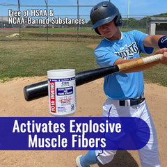 College Bound 10th Inning dispensing scoop ready for easy practice prep