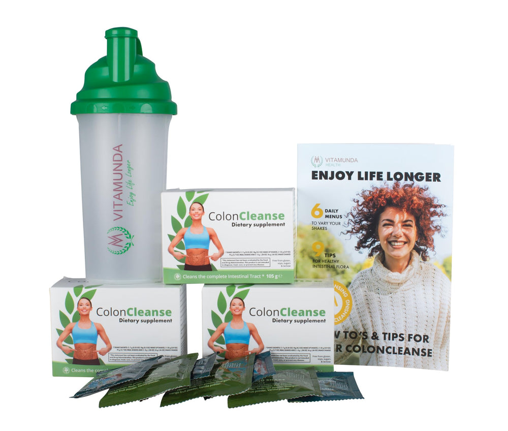 Colon Cleanse Program 3 Day box with sachets supports normal bowel function.