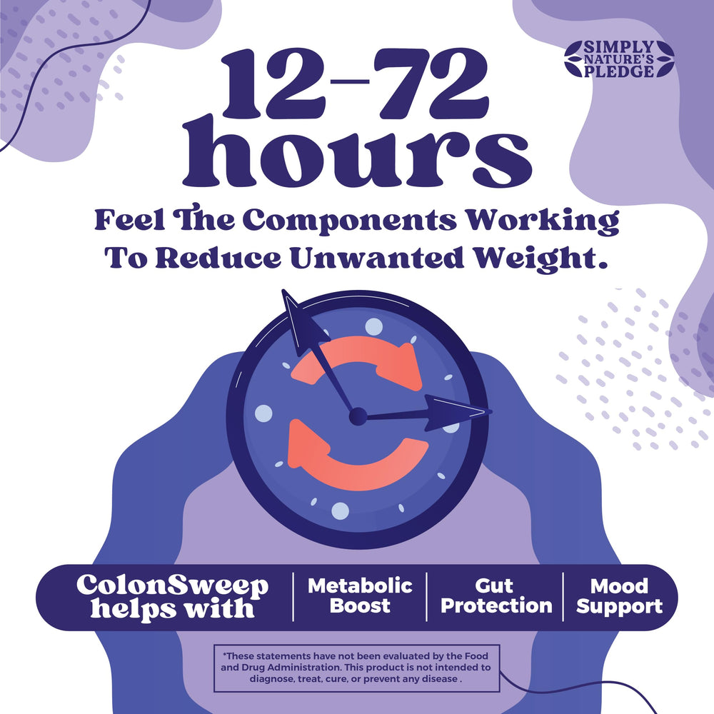 Gluten-free label communicates dietary compatibility for ColonSweep.