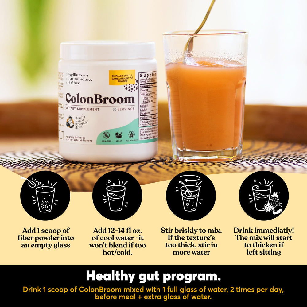 ColonBroom fruity flavor splash communicates tropical aroma and taste.