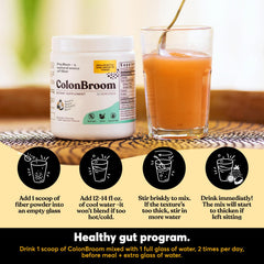 ColonBroom fruity flavor splash communicates tropical aroma and taste.